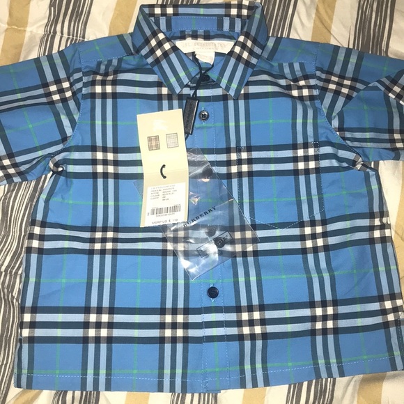 Infant Burberry Button Down
